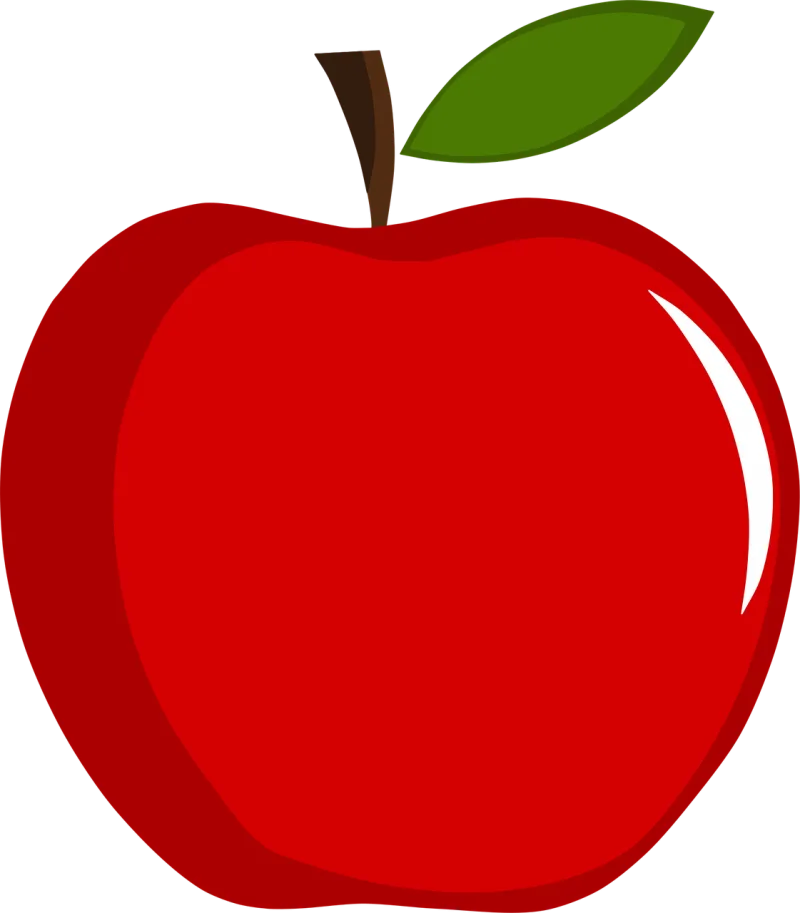 Apple Fruit Red Stickdatei – Essen & Trinken