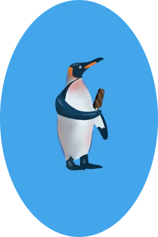 Penguin Bird Antarctica Stickdatei