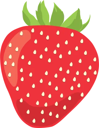Strawberry Berry Nature Stickdatei