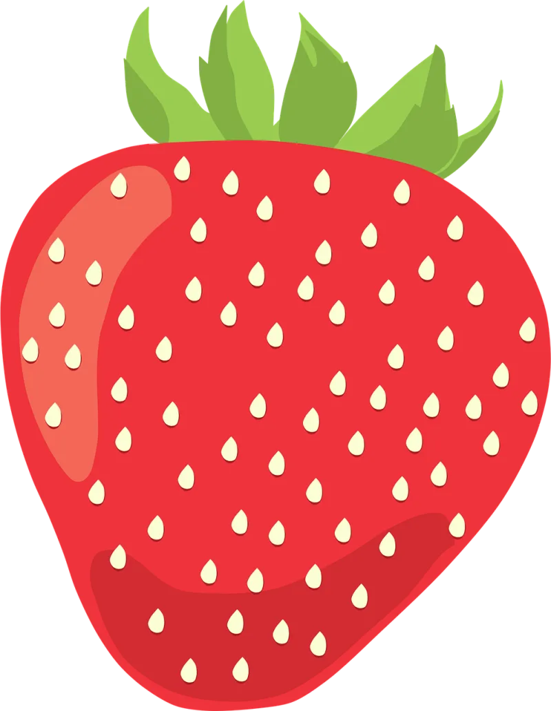 Strawberry Berry Nature Stickdatei – Natur