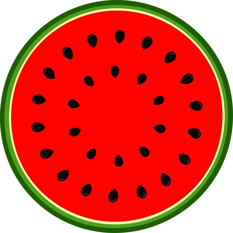 Watermelon Melon Fruit Stickdatei – Essen & Trinken