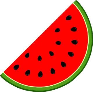 Watermelon Melon Fruit Stickdatei