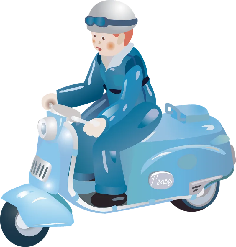 Toys Retro Motorcycle Stickdatei – Fahrzeuge