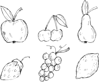 Fruit Apple Icon Stickdatei