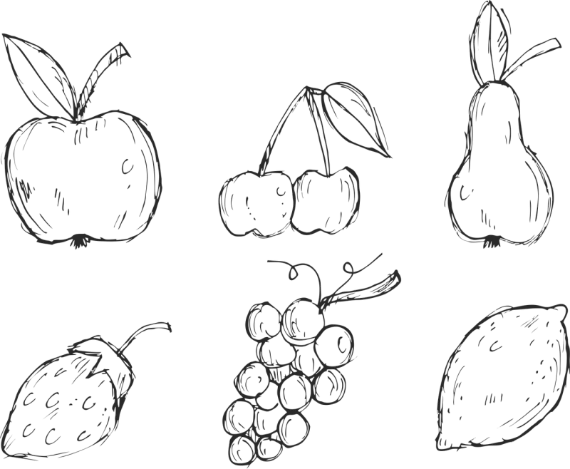 Fruit Apple Icon Stickdatei – Essen & Trinken