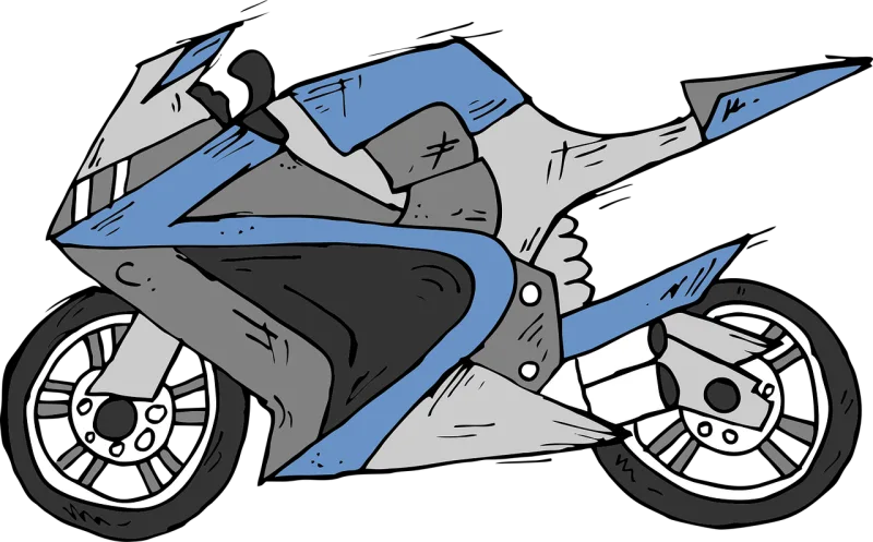 Motorcycle Icon Racer Stickdatei – Fahrzeuge