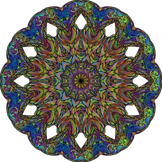 Mandala Decorative Ornamental Stickdatei