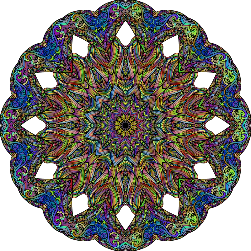 Mandala Decorative Ornamental Stickdatei – Kinder