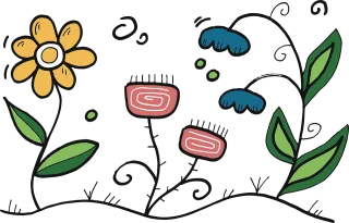 Flowers Jar Nature Stickdatei