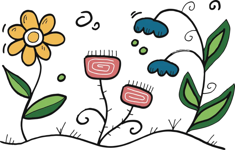 Flowers Jar Nature Stickdatei – Blumen