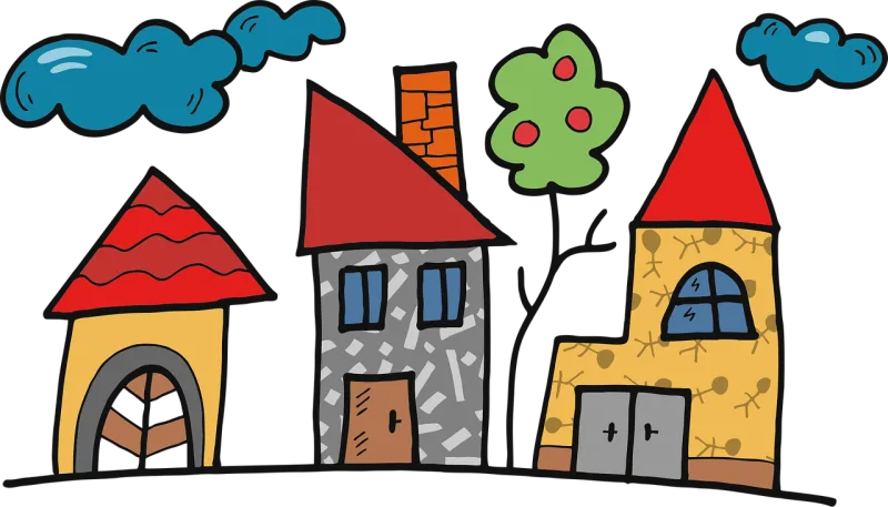House Nature The building Stickdatei – Herzen & Liebe