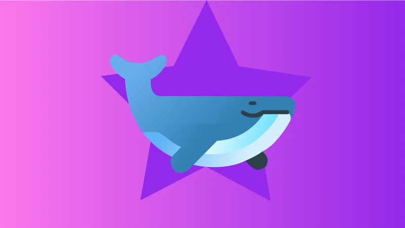 Star Nature The whale Stickdatei – Natur