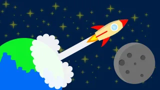 Space Nature Rocket Stickdatei – Kinder