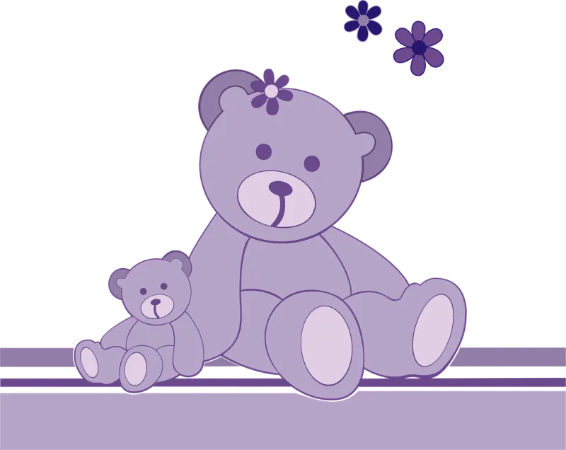 Teddy bear Bear Tenderness Stickdatei – Tiere