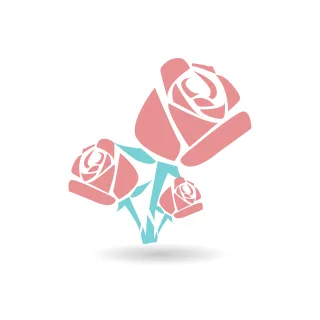 Flower Lotus Logo Stickdatei – Blumen