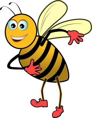 Bee Vector Insect Stickdatei