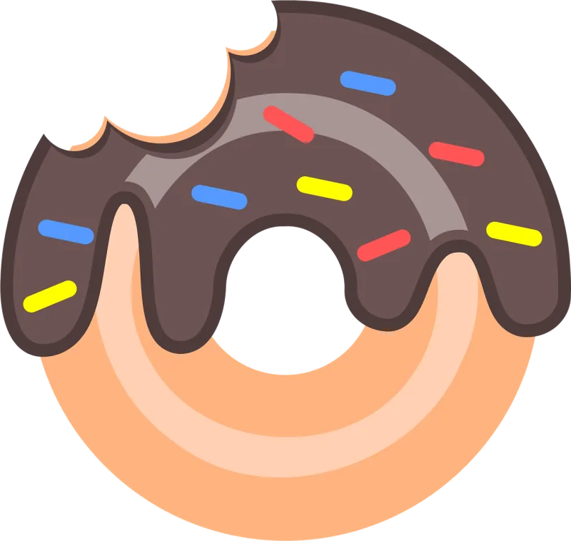 Donuts Sweets Dessert Stickdatei – Essen & Trinken