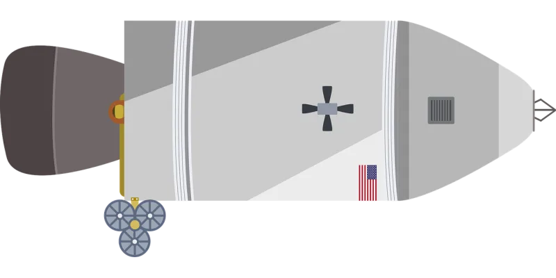 Command service module Csm Apollo Stickdatei – Kinder