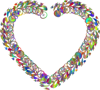 Bicycle Heart Frame Stickdatei