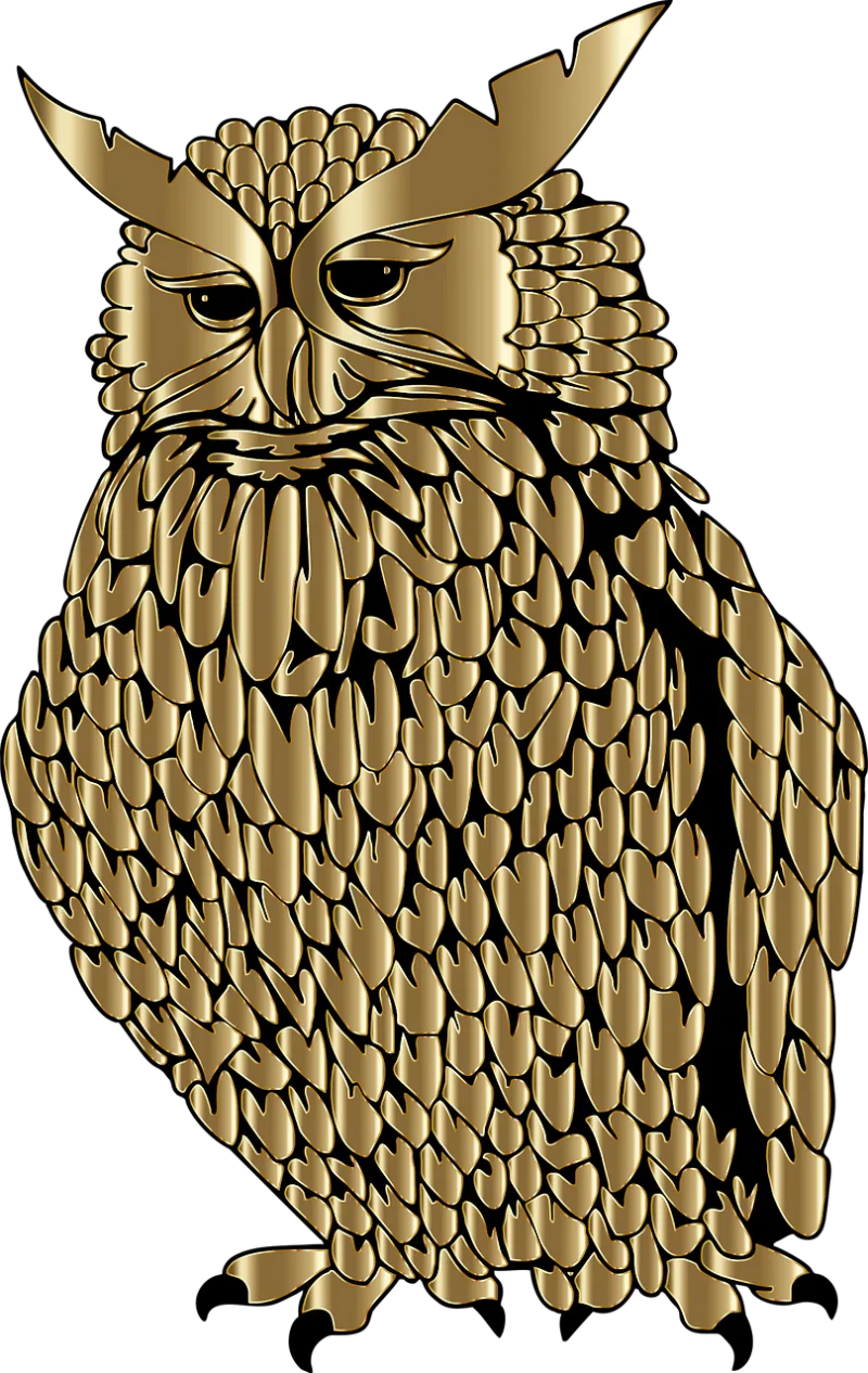 Owl Feathers Bird Stickdatei – Kinder