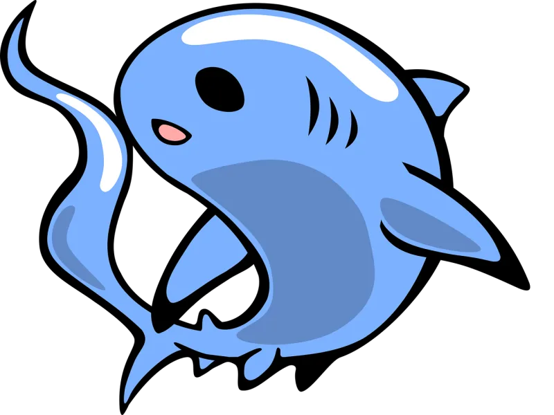 Shark Ocean Nature Stickdatei – Sport