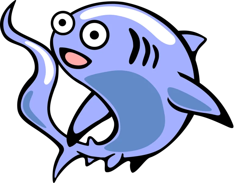 Shark Happy Smile Stickdatei – Sport