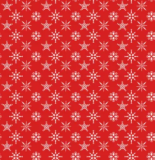 Snowflake Background Red Stickdatei
