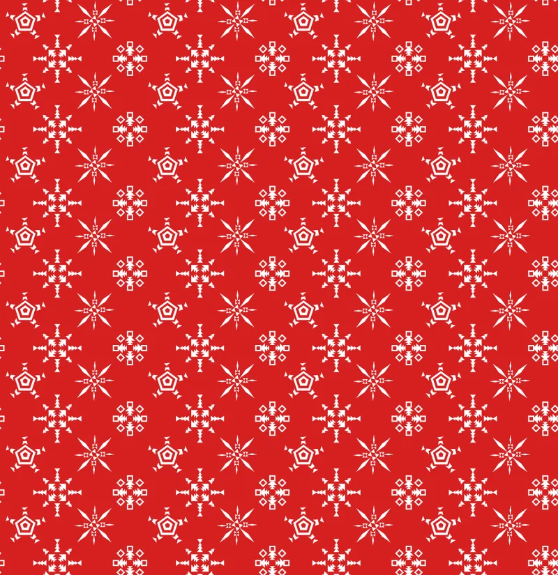 Snowflake Background Red Stickdatei – Weihnachten