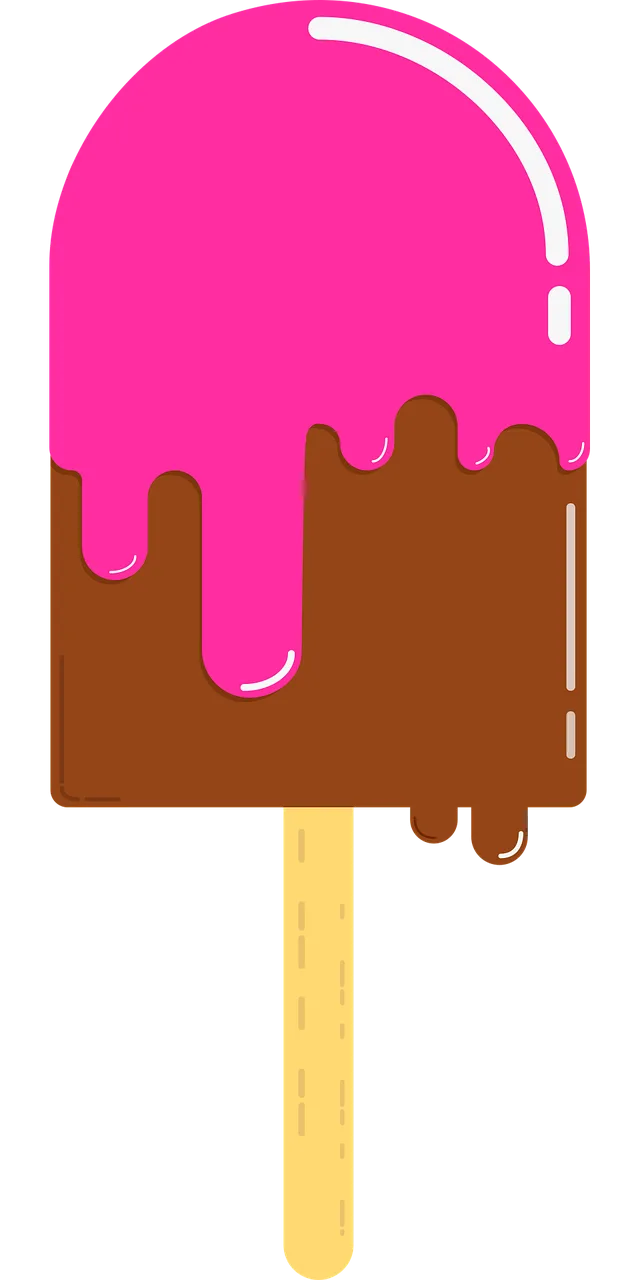 Popsicle Ice cream Dessert Stickdatei – Kinder