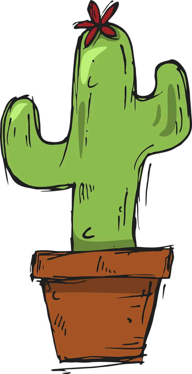 Cactus Flower Race Stickdatei – Natur