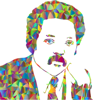 Jesse jackson Portrait Geometric Stickdatei