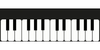 Piano Music Keyboard Stickdatei