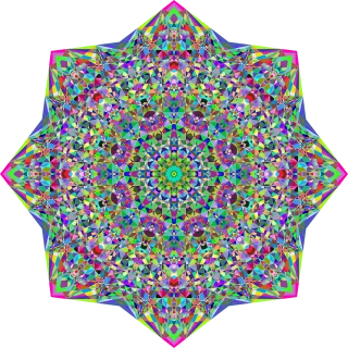 Mandala Nature Star Stickdatei – Natur