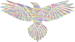 Eagle Bird Geometric Stickdatei