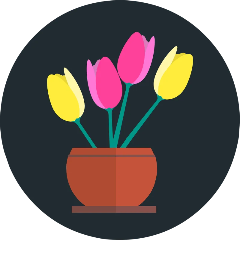 Tulips Flower background Flowers Stickdatei – Blumen