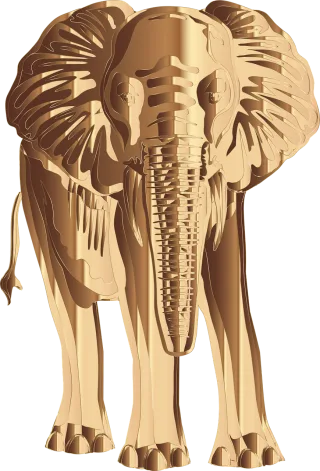 Elephant Nature Animal Stickdatei