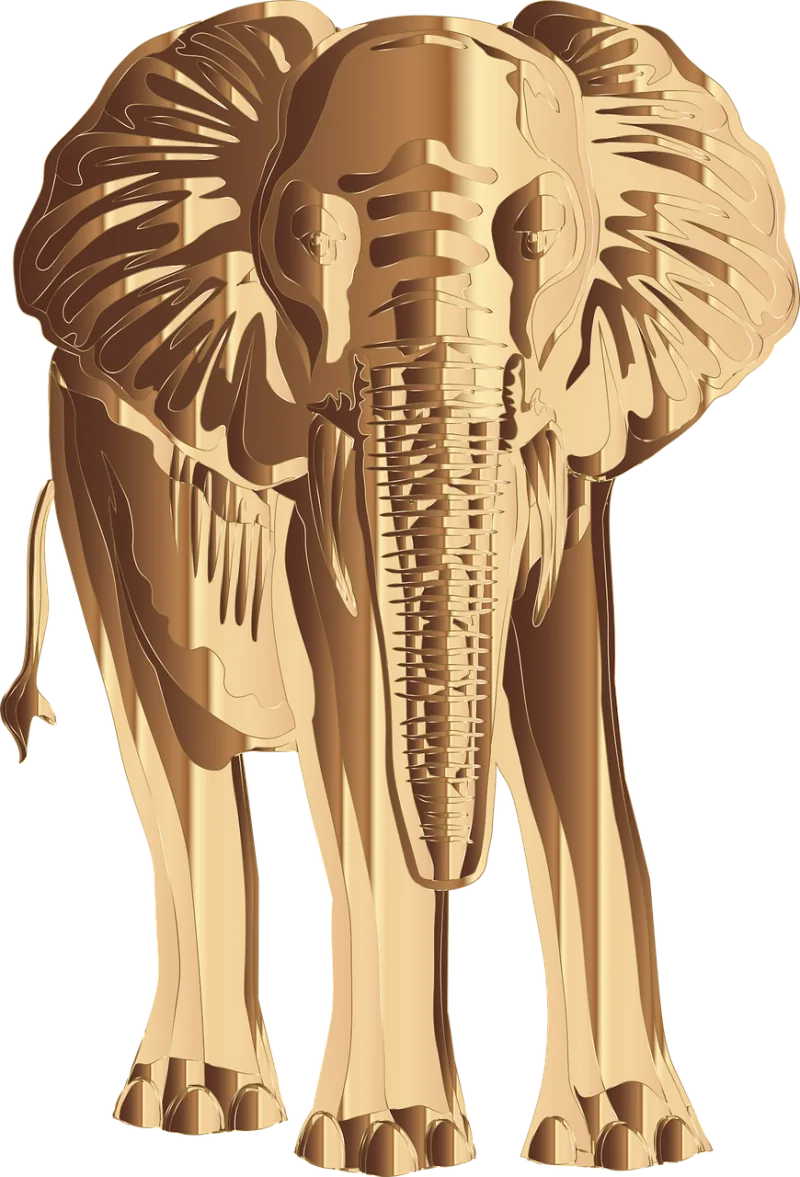 Elephant Nature Animal Stickdatei – Tiere