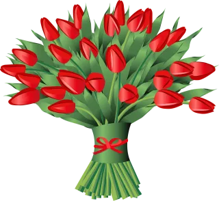 Tulip tulips Bouquet Happy mothers day Stickdatei