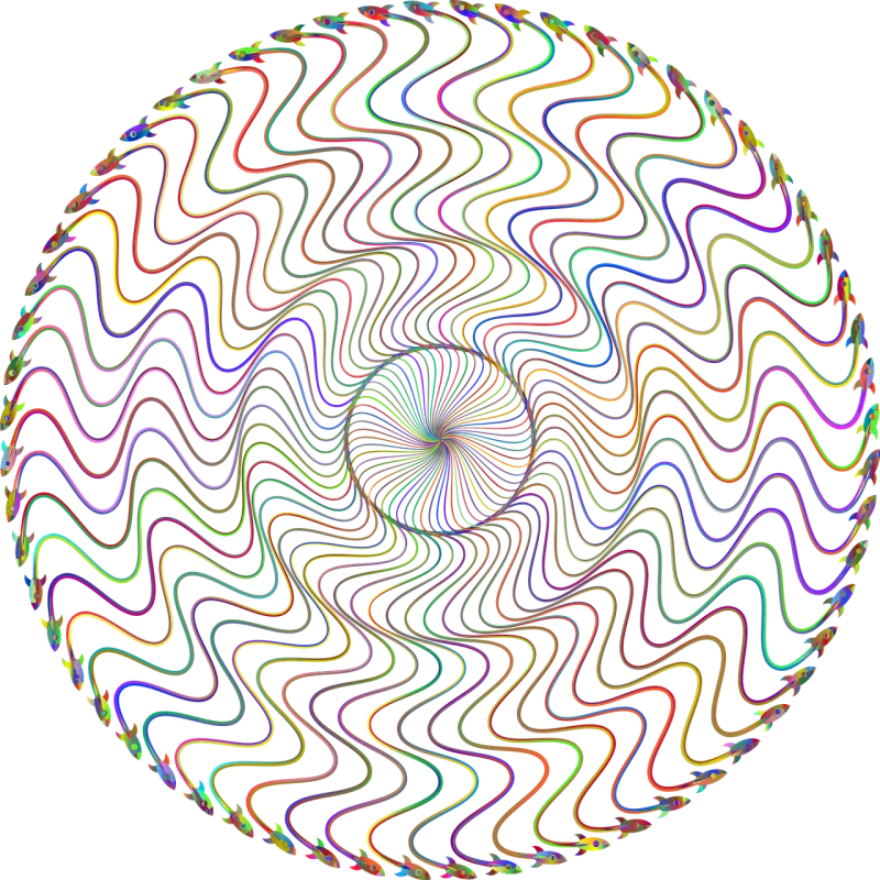 Rocket Mandala Nature Stickdatei – Kinder