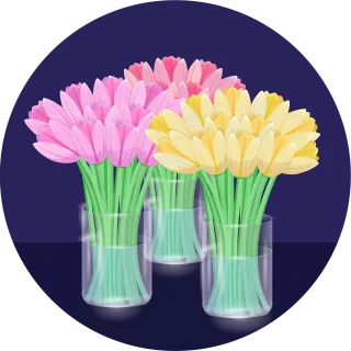 Tulip tulips Nature Flower flowers Stickdatei