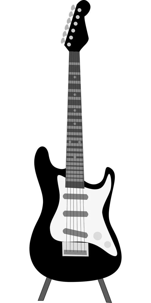 Guitar Music Song Stickdatei – Musik