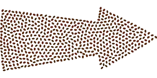 Coffee Coffee beans Arrow Stickdatei