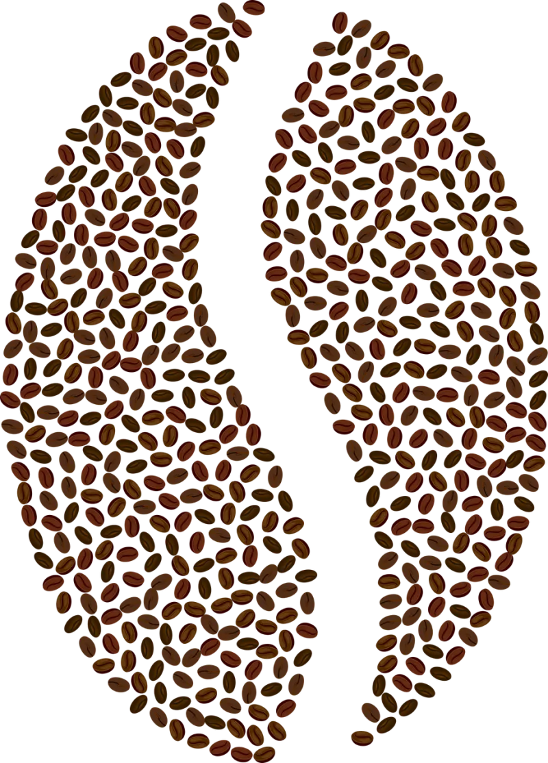 Coffee Coffee beans Fractal Stickdatei – Essen & Trinken
