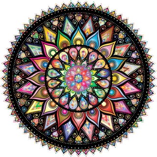 Mandala Decorative Floral Stickdatei