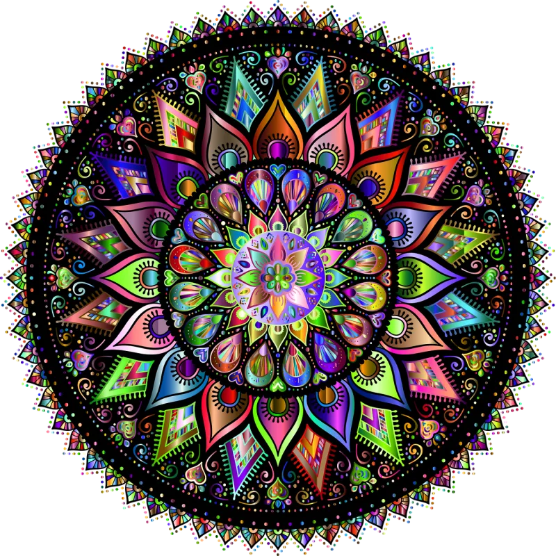 Mandala Nature Decorative Stickdatei – Kinder
