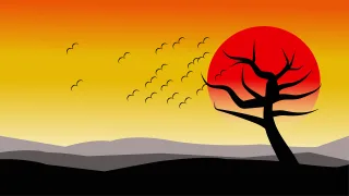 Twilight Sky Sunset Stickdatei