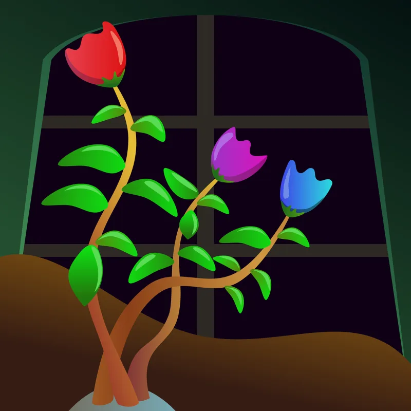 Flowers Flower wallpaper Red flower Stickdatei – Blumen