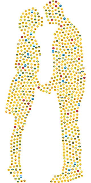 Couple Emoji Emoticons Stickdatei