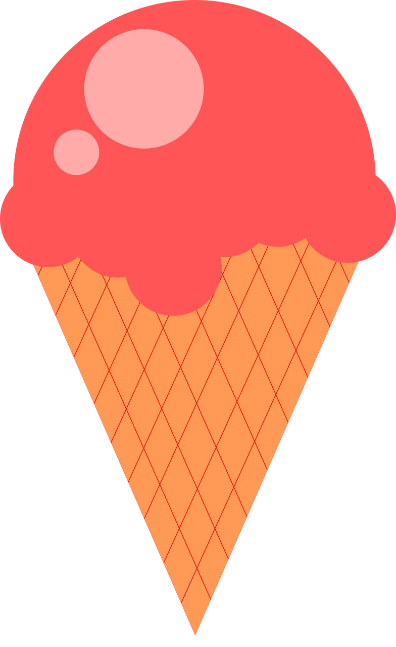 Cone ice cream Ice cream Ice cream illustration Stickdatei – Essen & Trinken
