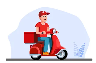 Food delivery Labour day Food Stickdatei
